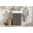 21.6" Bathroom Vanity With Ceramic Sink, Freestanding Modern Left Door Wood Grain Cabinet With Open And Closed Storage For Small Bathrooms-1835008780