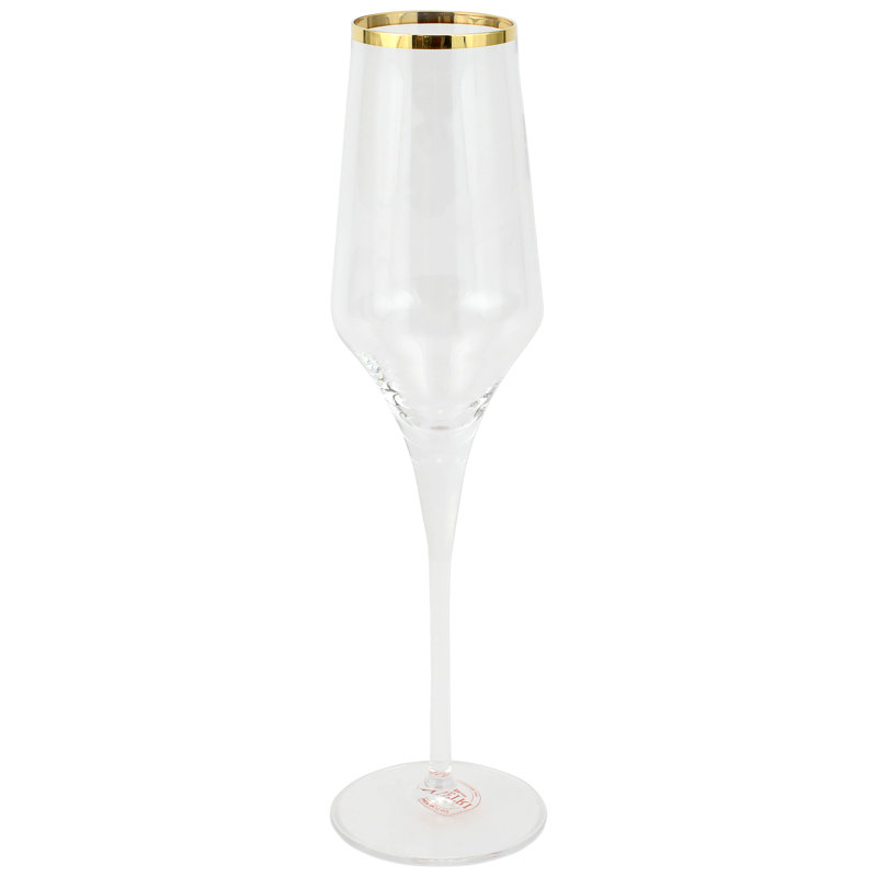 Contessa Handmade Flute, Gold/Clear