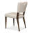 Landon 20 " H Linen Upholstered Ash Solid Wood Side Chair