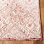 Tapis rose / crème en laine touffeté à la main Fulvia Southwestern-1730864432