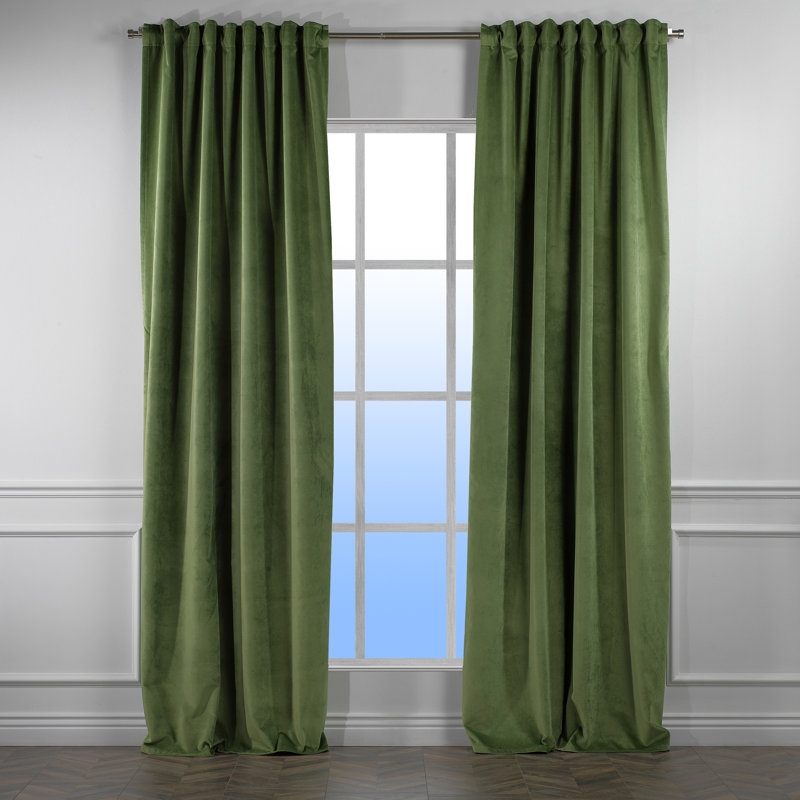 Decorative Double Panel in Matt, Extra Wide X Extra Long, L 52 po x L 84 po, 30 olivine