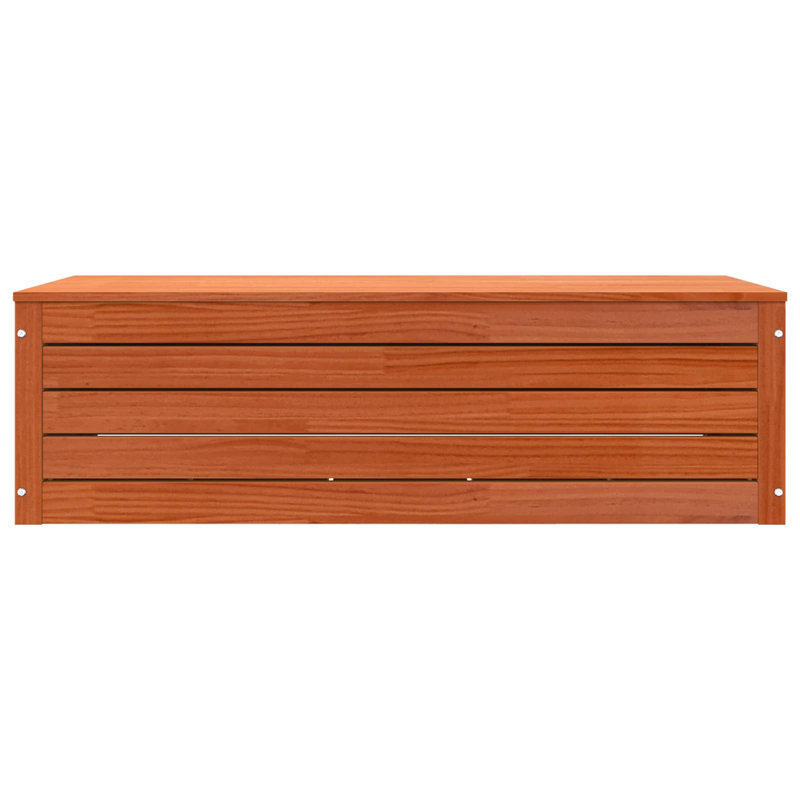 Solid Wood Rectangle Accent Cabinet, 33cm H x 109cm W x 36.5cm D
