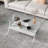 Coffee Table And End Tables Set Of 3, Tempered Glass Table With MDF Layer, Modern Tables For Living Room-1890747926