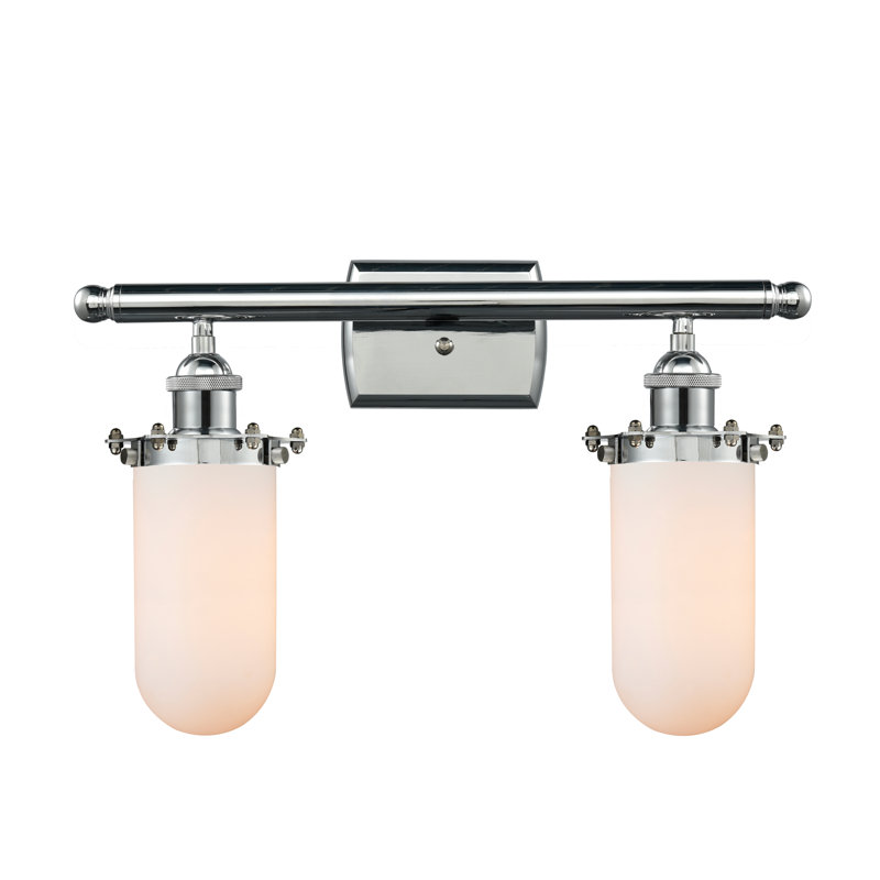 Calixta 2 - Light Dimmable Vanity Light, LED, White, Polished Chrome