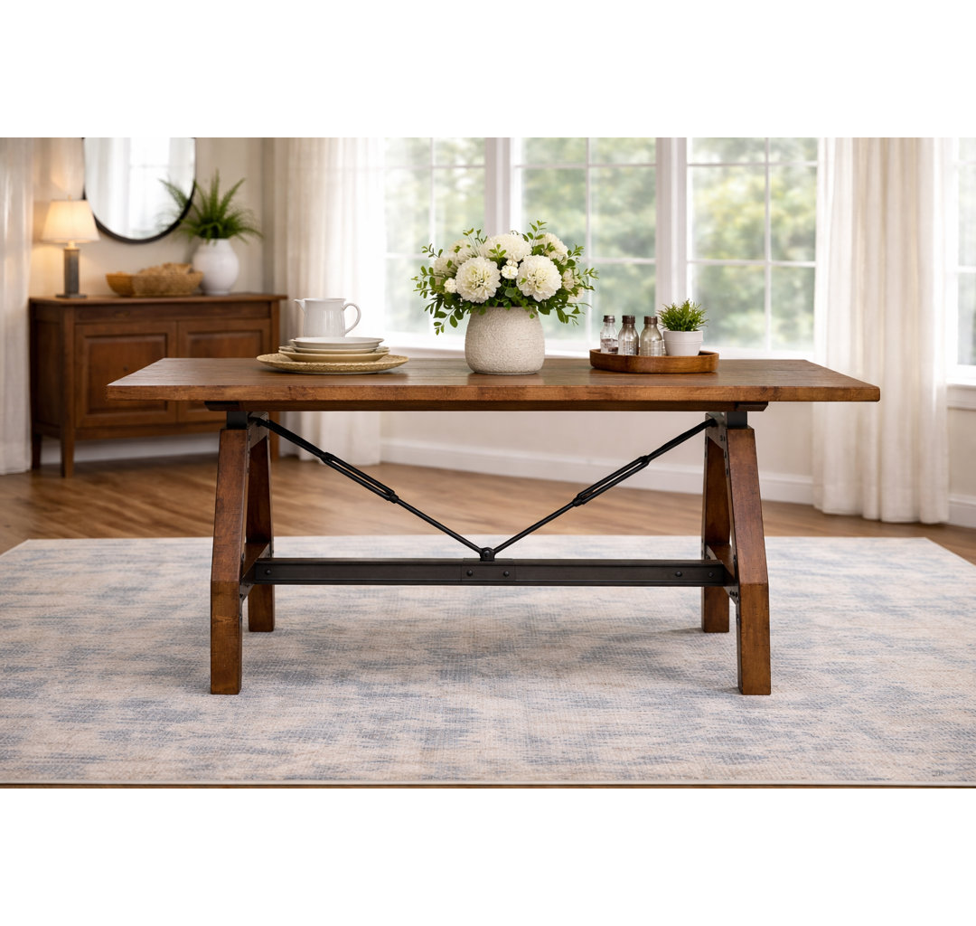 Larnell 36" Trestle Dining Table Wade Logan®