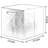 Foldable Fabric Storage Bins 4-Pack With Handles, Cube Organizer Baskets For Shelves, Multi-Purpose Clothes And Home Organization Boxes