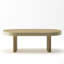 Table basse cannelée ovale de style Mid-Century moderne, table basse en bois de ferme, table basse, centre de table pour salon, bureau, décoration intérieure-720366916