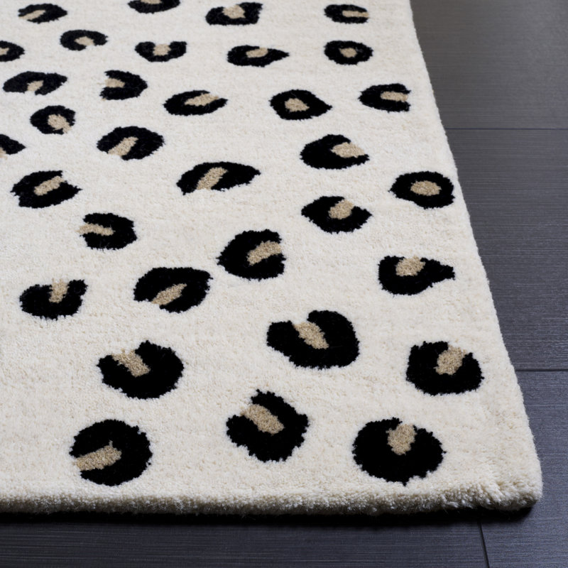 Fifth Avenue Hand Tufted Wool; Cotton Animal Print Indoor Rug, Rectangle 9' x 12'