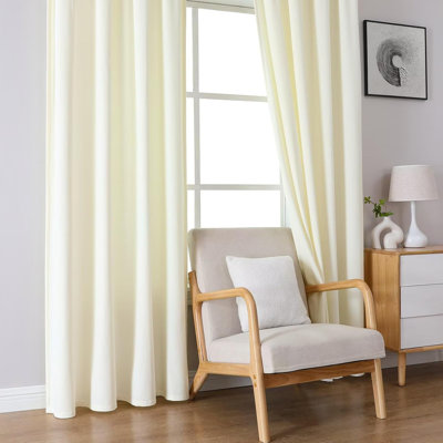 Black Velvet Curtains 90 inch Length 2 Panels, Luxury Blackout Rod Pocket Thermal Insulated Window Curtains, Super Soft Room Darkening Drapes for Living Dining Room Bedroom,W52 x L90 inches
