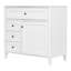 Meuble-lavabo moderne 36 po avec lavabo intégré en céramique | Idée de cadeau