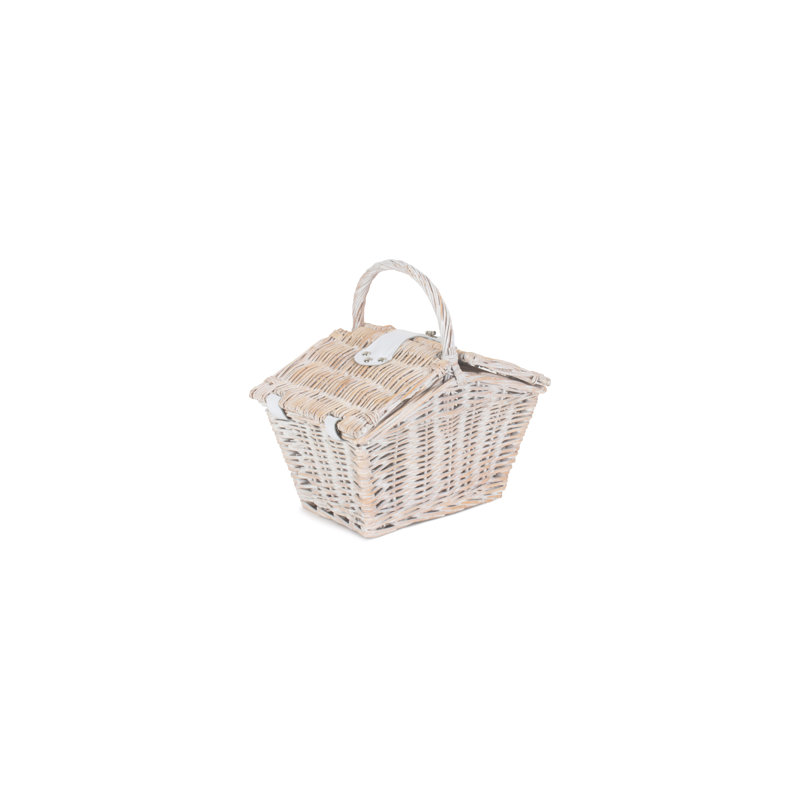 Wicker Small Sloped Sided Hamper Basket