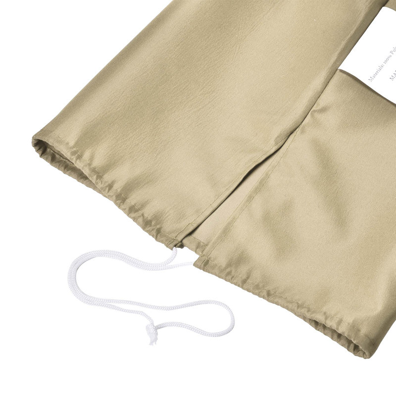 Outdoor Patio Umbrella Cover, Tan, 88.56" H x 15.75" W x 0.19" D