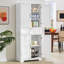 Grande armoire de rangement pour garde-manger 67 po Jymari, 1 grand tiroir et 2 grandes armoires-455544216-455544196
