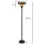 Lampe torchère 14 po Zainab