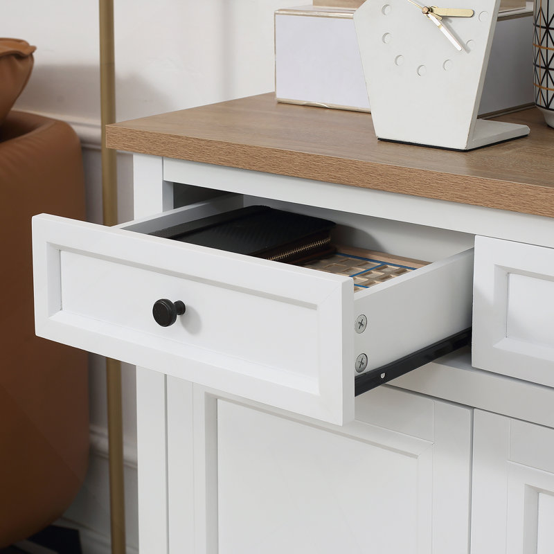 Armoire d'appoint moderne et fonctionnelle avec plusieurs tiroirs et de grands espaces de rangement, durable et facile à assembler pour l'organisation à la maison