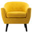 Fauteuil 78,74 cm de large capitonné en polyester-2028431286