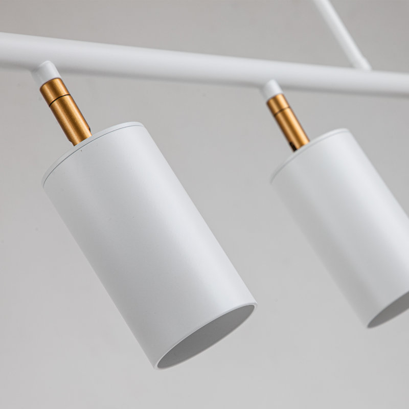 Abramson 43.31'' 5 -Light Standard Track Kit with Dimmable and Adjustable Head, White