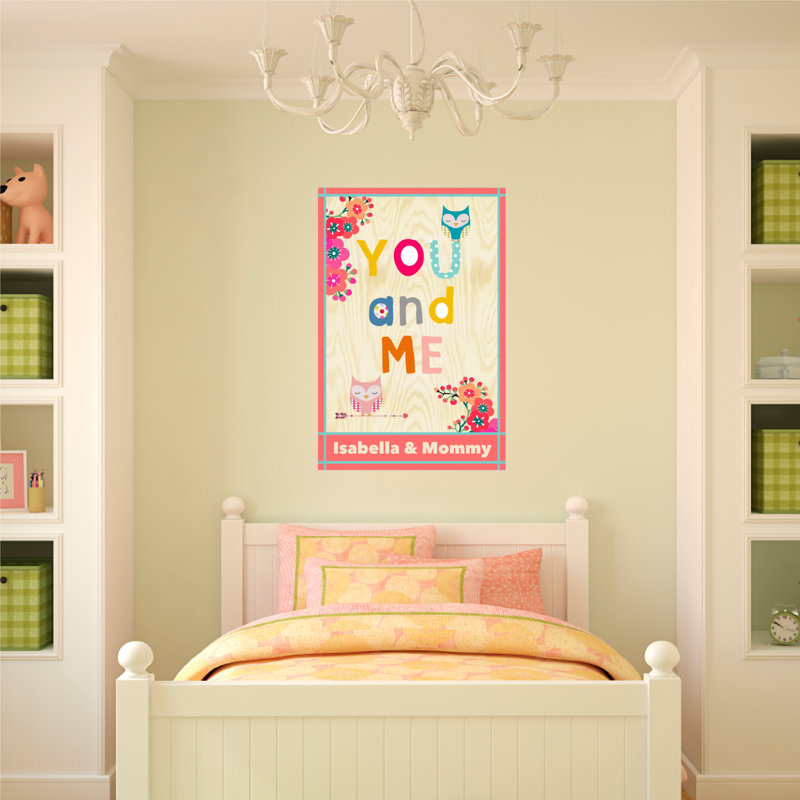 Décalcomanie murale me et you personnalisées, Oui
