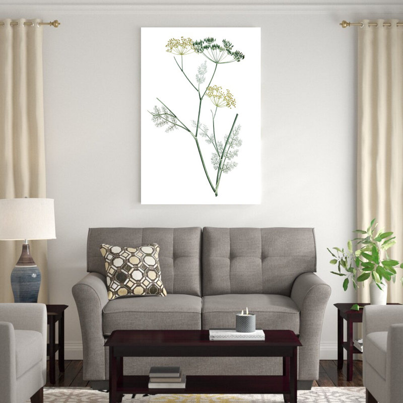 «Soft Green Botanical IV» par Vision Studio - impression sur toile tendue, H 48 po x l 32 po