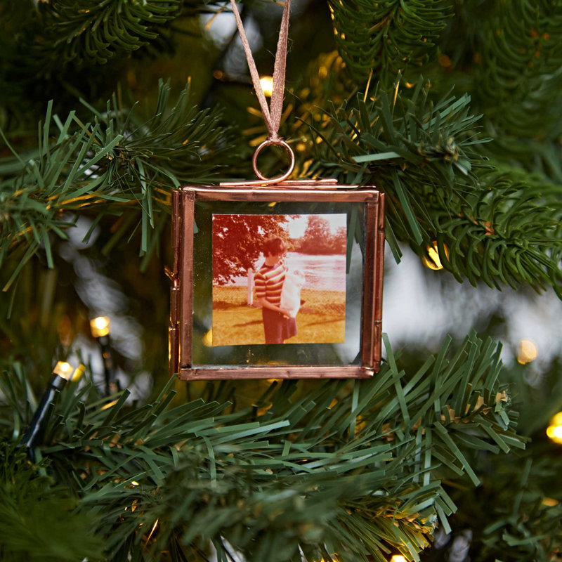 Single Picture Frame Metal Picture Frame, 6cm x 5.5cm, Copper