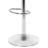 Calvyn Adjustable PU Leather Bar Stool Swivelling Counter Stool With Backrest Footrest-1258321392-1230355131