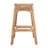 Beachwood Square Rattan Stool-493382009