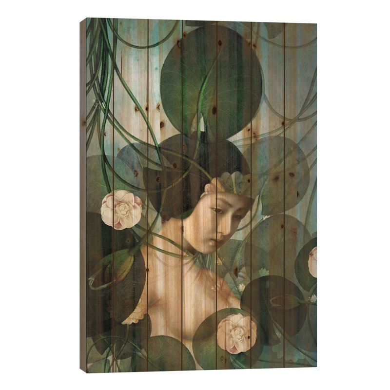 «Tangled» par Catrin Welz-Stein - Impression sur bois sans cadre, H 26 po x l 18 po x P 1,5 po
