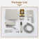 10 Inch 3-Function Rainfall Shower System with Tilt Shower Head and Waterfall Tub Spout