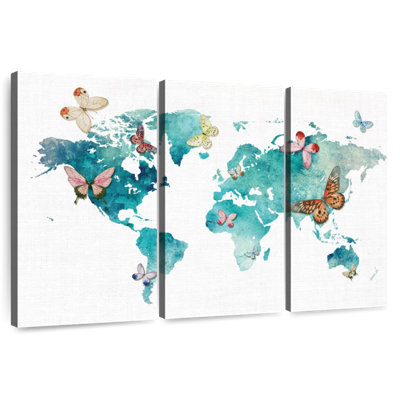 Carte du monde des papillons Aliaz