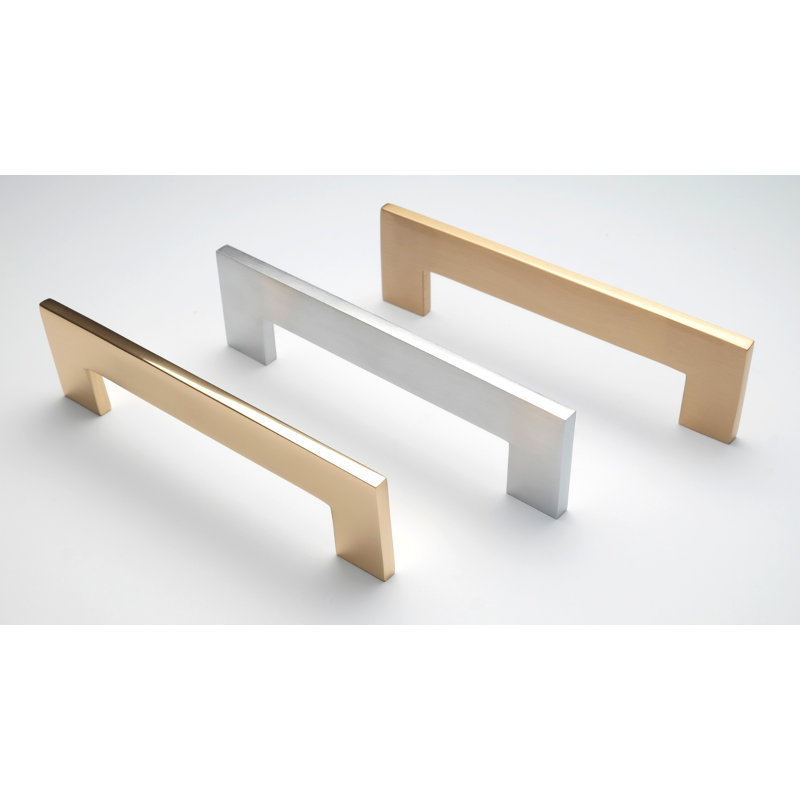 Carissa 12.8 cm centre Bar Handle, Polished Brass