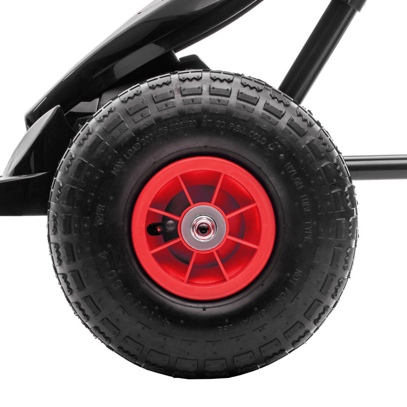 Nase Kids Pedal Go Kart, Red, 61cm H x 58cm W x 121cm L
