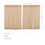 Rideau de café sur mesure en toile de jute Middlesbrough-36426373-36426370