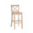 Fairbairn X Back Stool with Sold Wood Frame-1126647771-1145473652