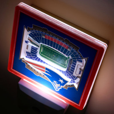 NFL New England Patriots Stadium View Night Light
