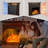 Freestanding Electric Fireplace With Remote Control.-730824459