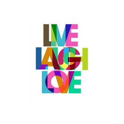 Positif Vibes III par Austin Beiv - impression sur toile tendue