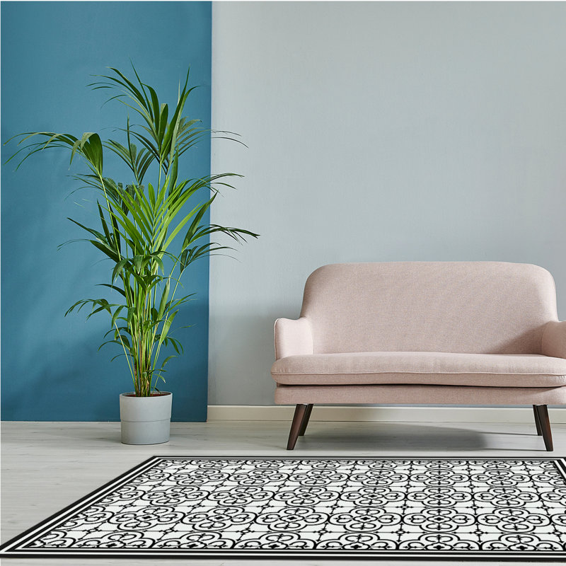 Tapis de sol en vinyle Davanti - Collection Alhambra Gardens, Rectangulaire 3 pi x 5 pi