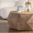 Exquisite Vintage-Style Coffee Table With Intricate Relief Pattern-1094314332