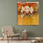 Toile tendue «Cheerleaders» par Norman Rockwell-1014569265