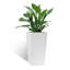 Pot à fleurs carré intérieur / extérieur moderne en faux rotin-1296536265-1296536268