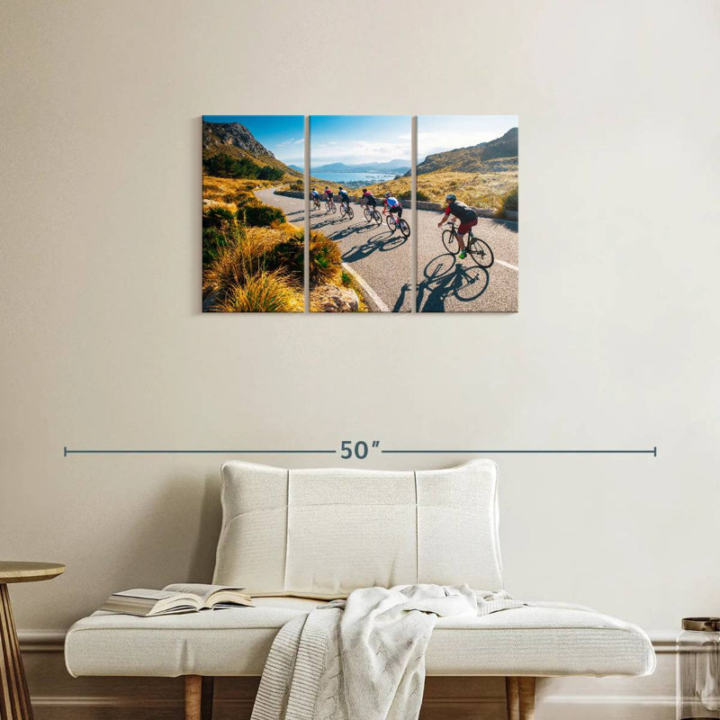 Senne Cycling Sports Group, 20" H x 33" W
