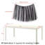 1 jupe de table en tulle 100X75cm-247293423