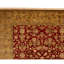 Hand Knotted Area Rug in Red And Gold