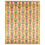 Tapis décoratif en laine de conception unique 8 pi 3 po x 10 pi 1 po noué à la main New Age Lahore/brun/rose foncé