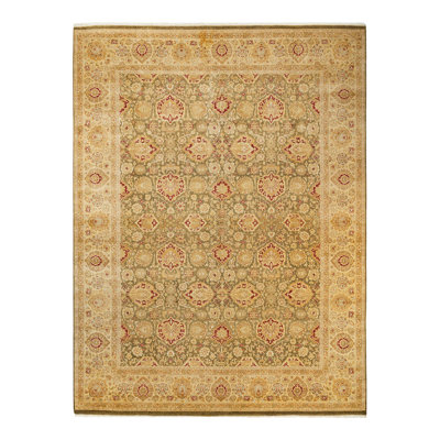 Classic One-of-a-Kind 9' 2" X 12' 4" Hand Knotted Area Rug