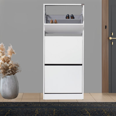 18 Pair Shoe Storage Cabinet
