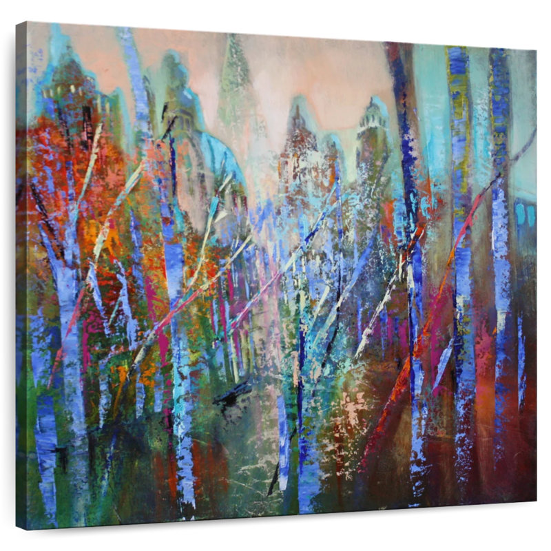 Spring In The Castle, 24" H x 24" W