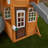 Castlewood Wooden Swing Set, Grey Slide-122659966