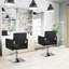 Annemirl Leather Match Swivel Recliner