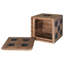 Mcrae Storage Box Mindi Wood Dice Design